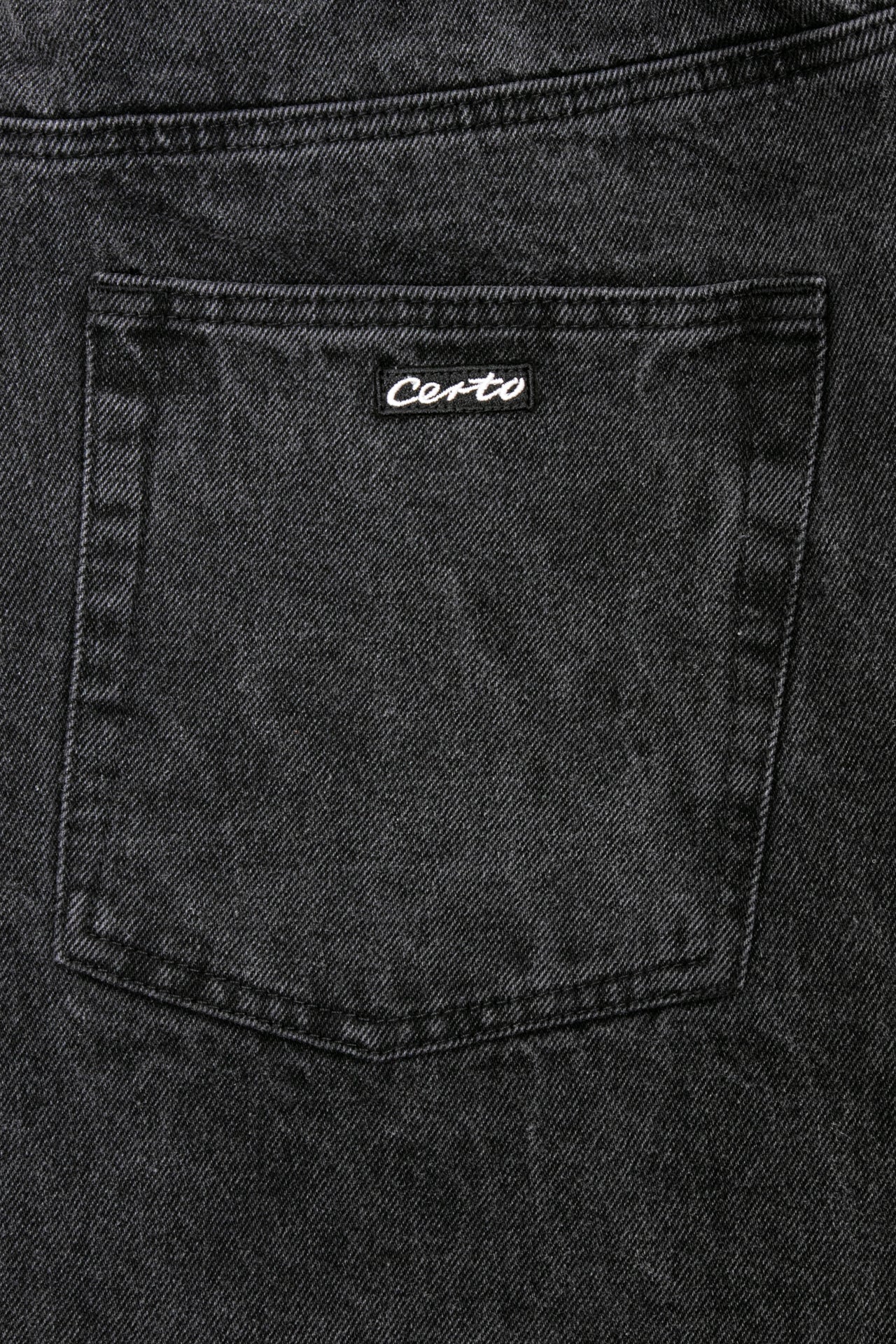 Denim Jeans washed black DJT001