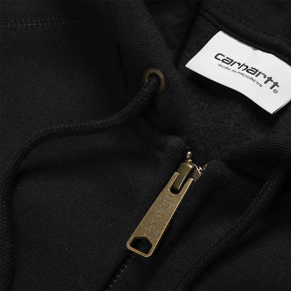 Carhartt Wip I026385 00F XX Hooded Chase Jacket black gold