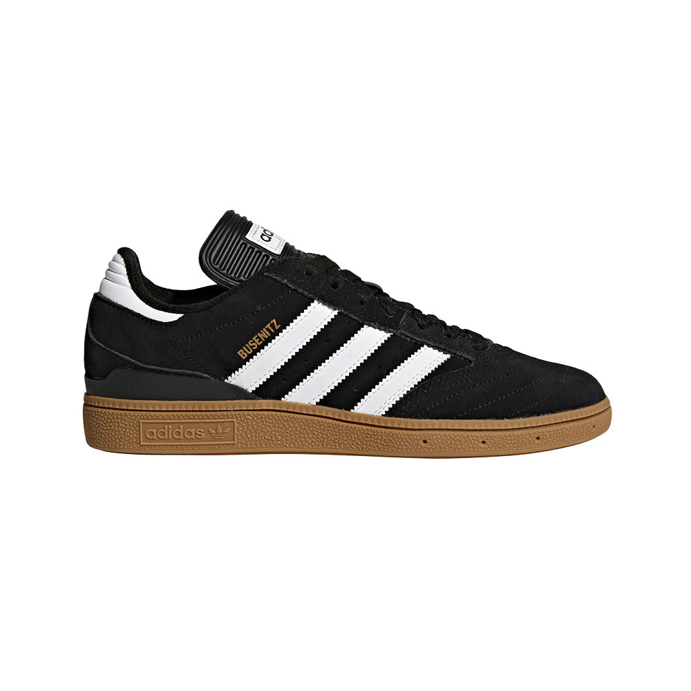 adidas Skateboarding adidas SKATEBOARDING BUSENITZ SHOES // CORE BLACK / FOOTWEAR WHITE / GOLD METALLIC