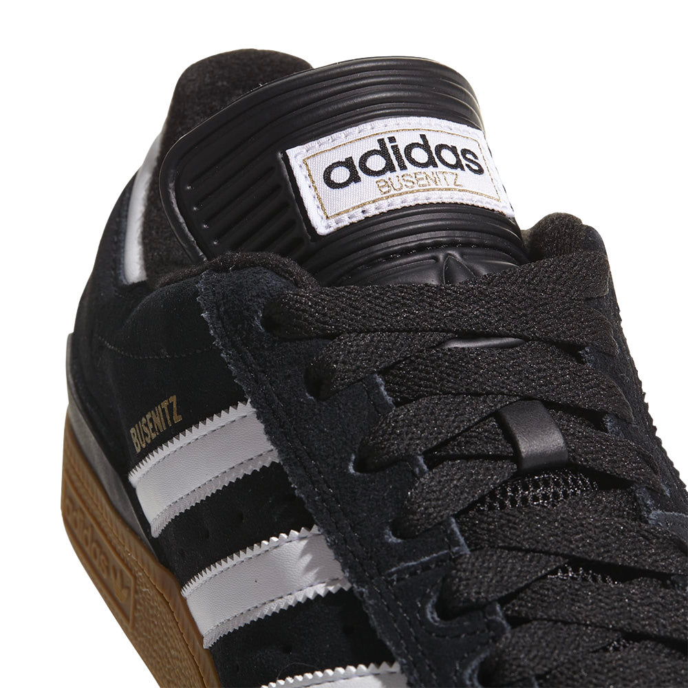 adidas Skateboarding adidas SKATEBOARDING BUSENITZ SHOES // CORE BLACK / FOOTWEAR WHITE / GOLD METALLIC