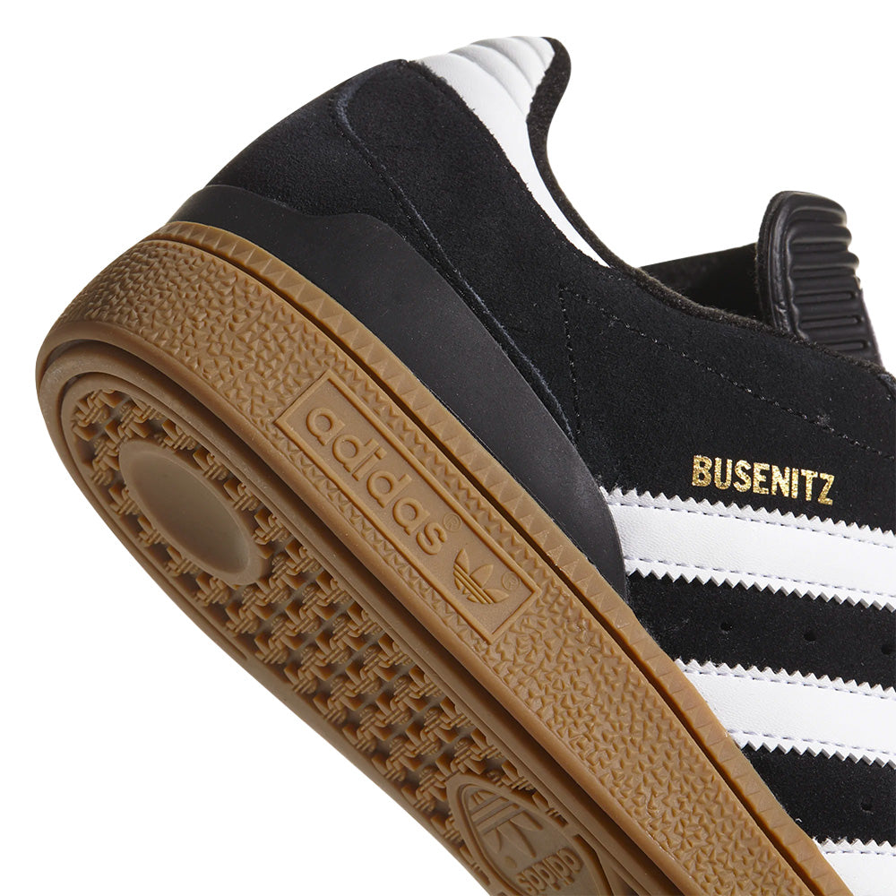 adidas Skateboarding adidas SKATEBOARDING BUSENITZ SHOES // CORE BLACK / FOOTWEAR WHITE / GOLD METALLIC