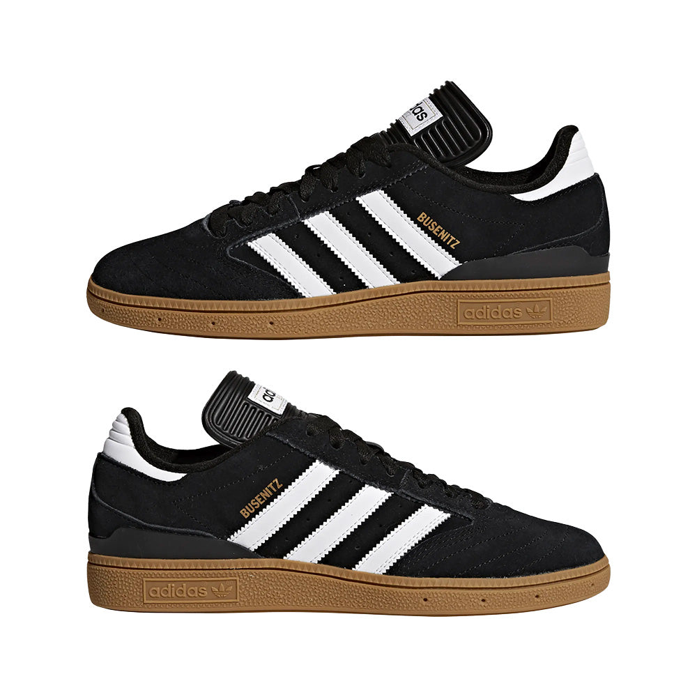 adidas Skateboarding adidas SKATEBOARDING BUSENITZ SHOES // CORE BLACK / FOOTWEAR WHITE / GOLD METALLIC