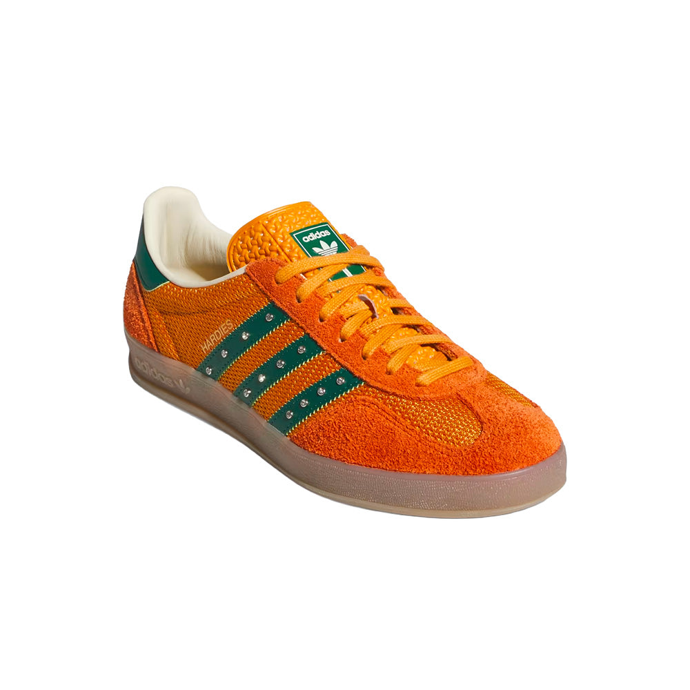adidas SKATEBOARDING GAZELLE INDOOR X HARDIES SHOES // RUSTIC ORANGE / COLLEGIATE GREEN / GUM