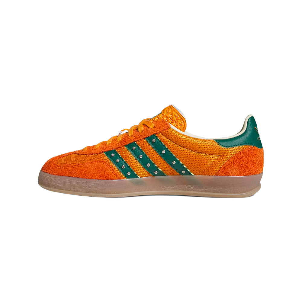 adidas SKATEBOARDING GAZELLE INDOOR X HARDIES SHOES // RUSTIC ORANGE / COLLEGIATE GREEN / GUM