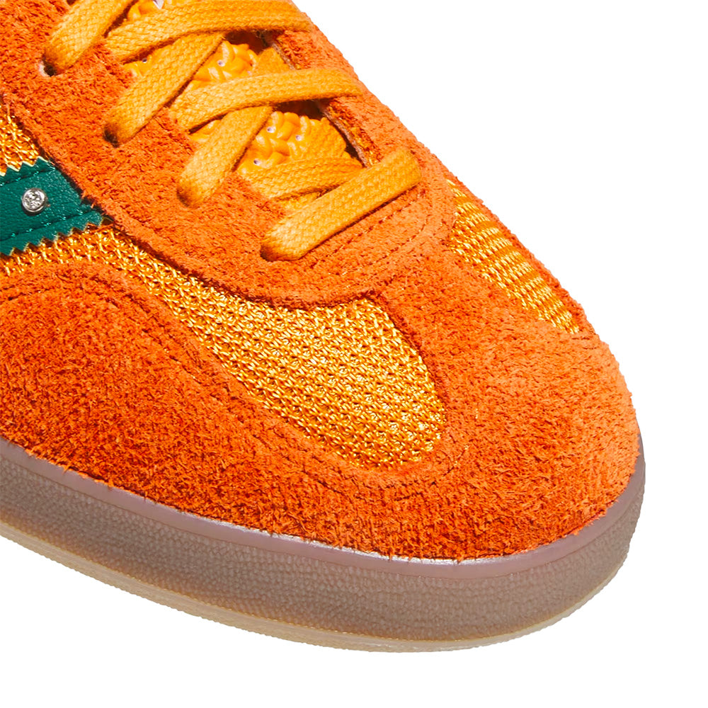 adidas SKATEBOARDING GAZELLE INDOOR X HARDIES SHOES // RUSTIC ORANGE / COLLEGIATE GREEN / GUM