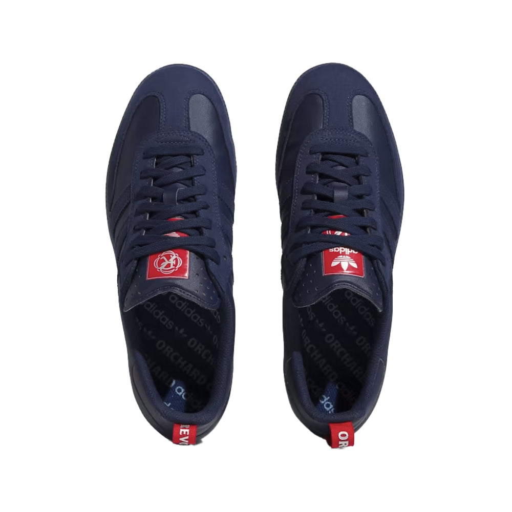 adidas skateboarding orchard x new england revolution samba adv shoes night indigonight indigosilver metallic