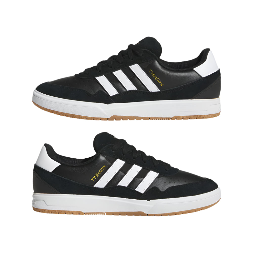 adidas skateboarding ji0846 tyshawn ii shoes core black cloud white gum