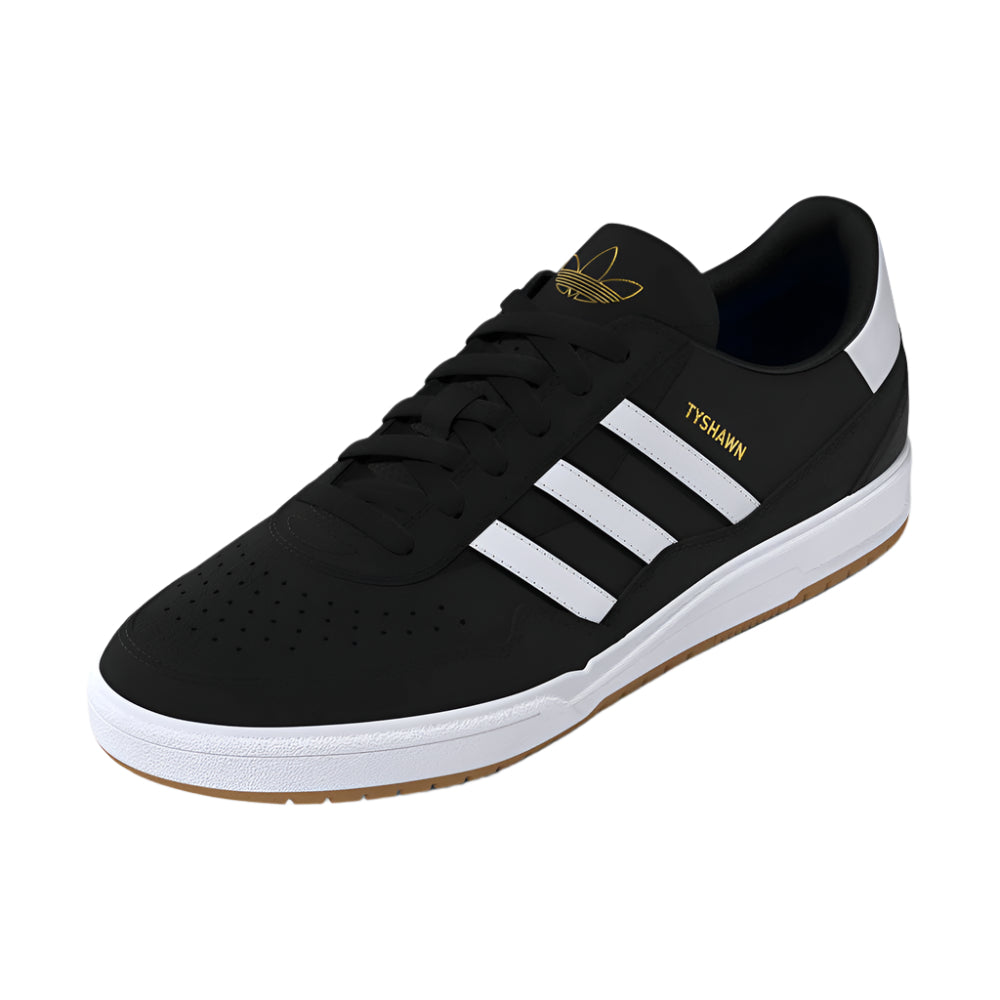 adidas skateboarding ji0846 tyshawn ii shoes core black cloud white gum