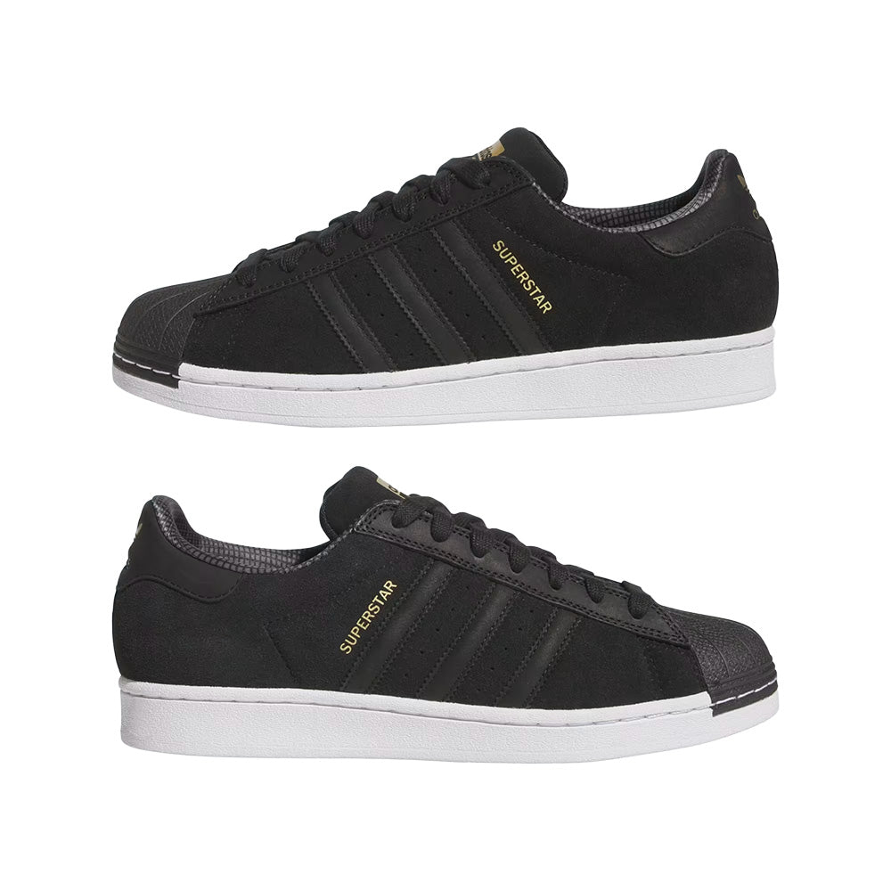 adidas skateboarding jp8532 superstar adv shoes core black core black cloud white