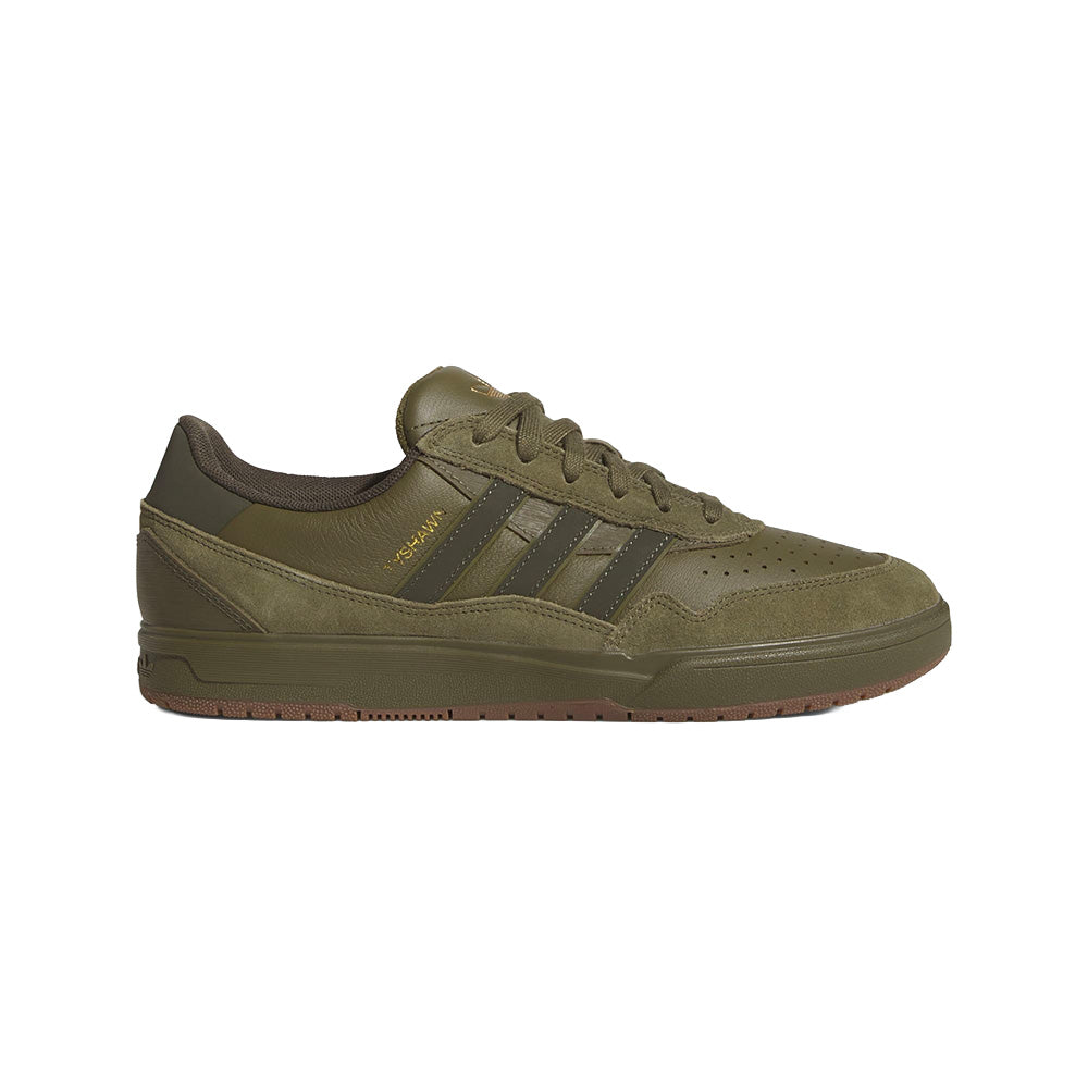 adidas skateboarding jq1132 tyshawn shoes olive strata shadow olive gum
