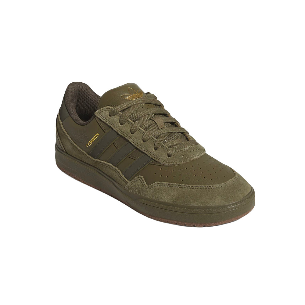 adidas skateboarding jq1132 tyshawn shoes olive strata shadow olive gum