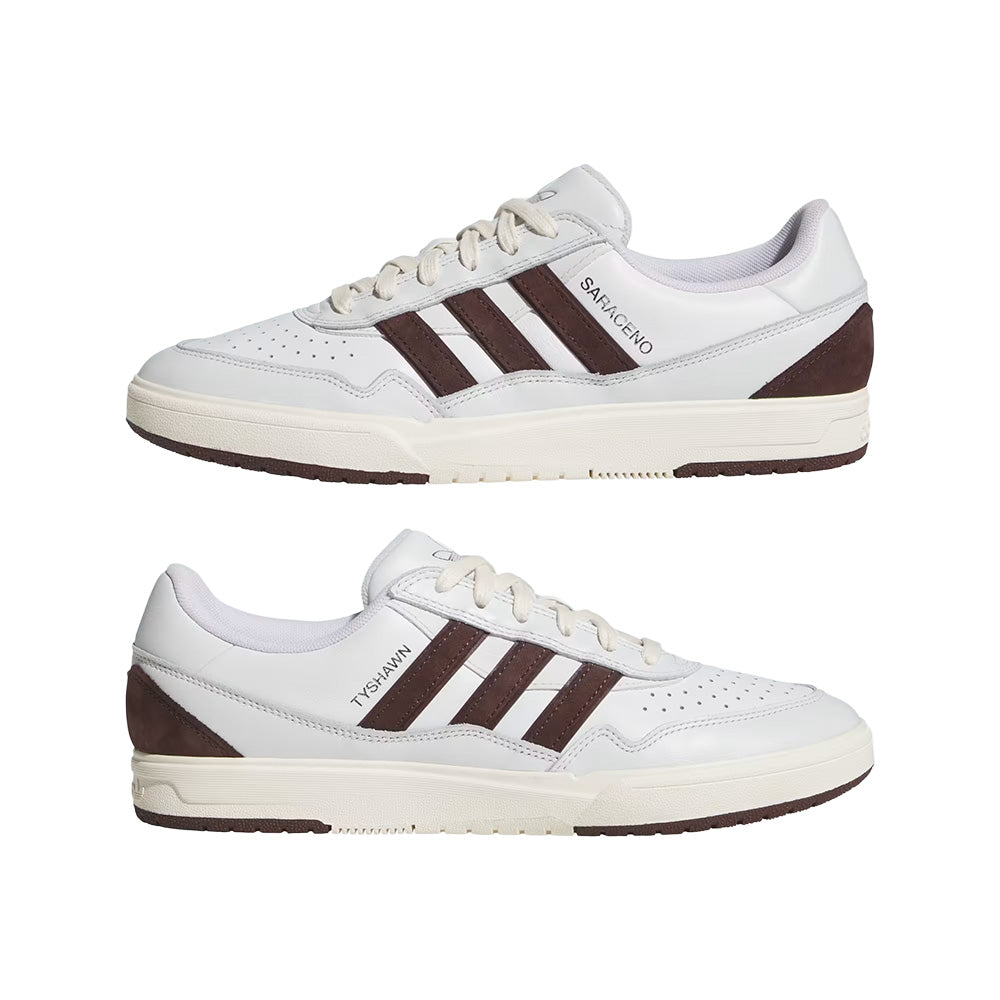 adidas skateboarding jq1620 tyshawn ii x zach shoes crystal white shadow brown off white