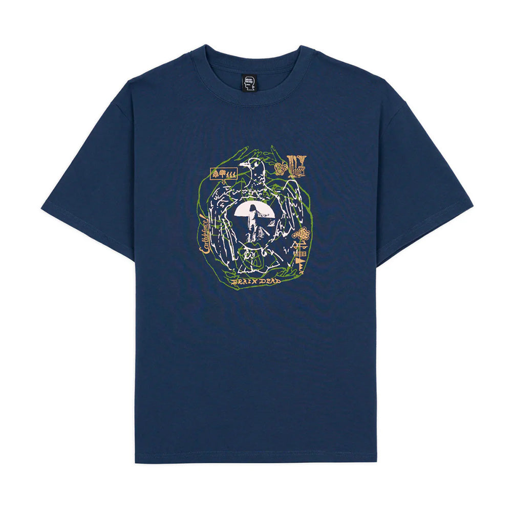 BRAIN DEAD EARTH DEFENSE T-SHIRT // SLATE