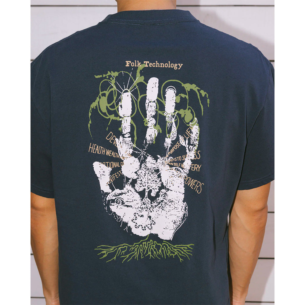 BRAIN DEAD EARTH DEFENSE T-SHIRT // SLATE