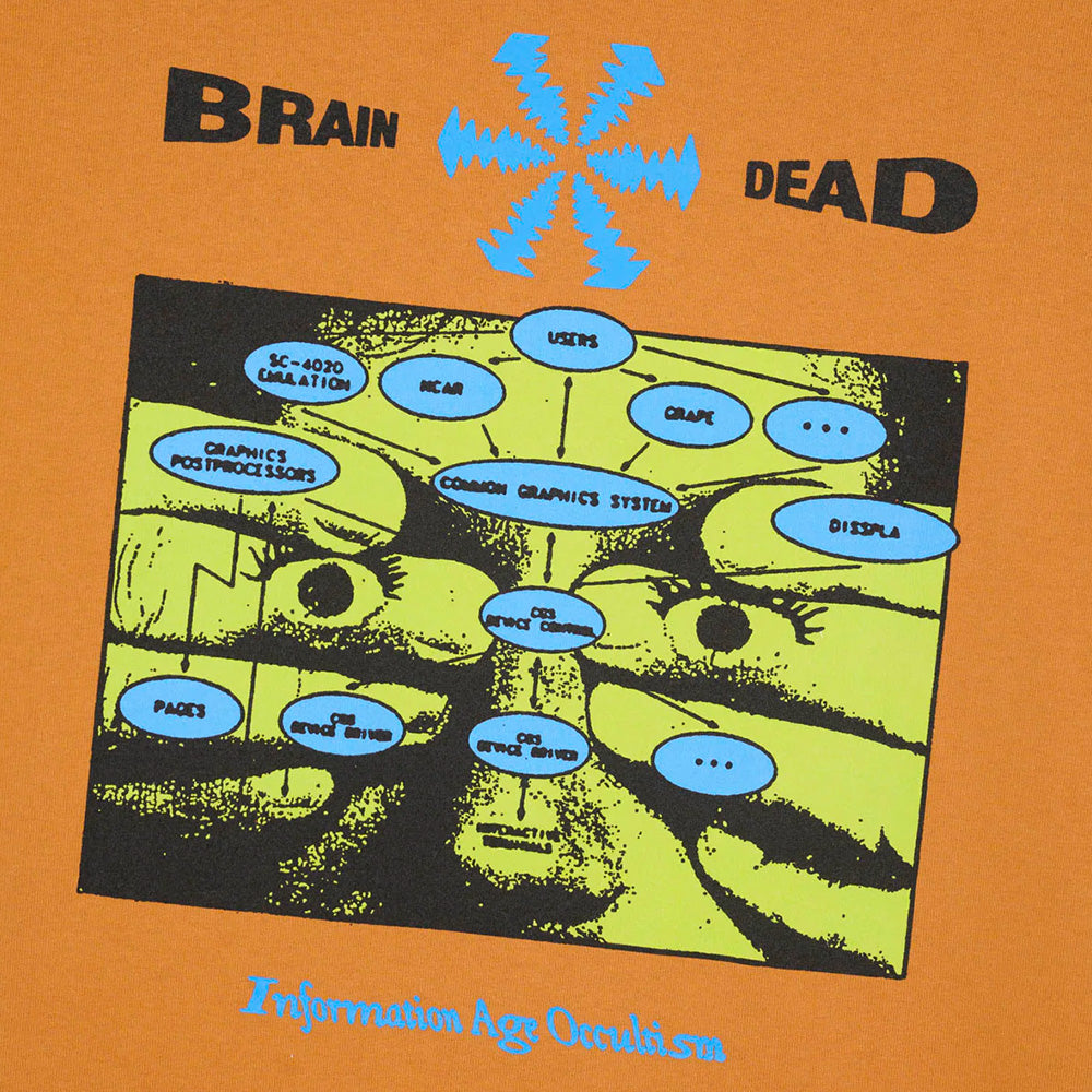 brain dead bdp25to00044 information age occultism t shirt cumin