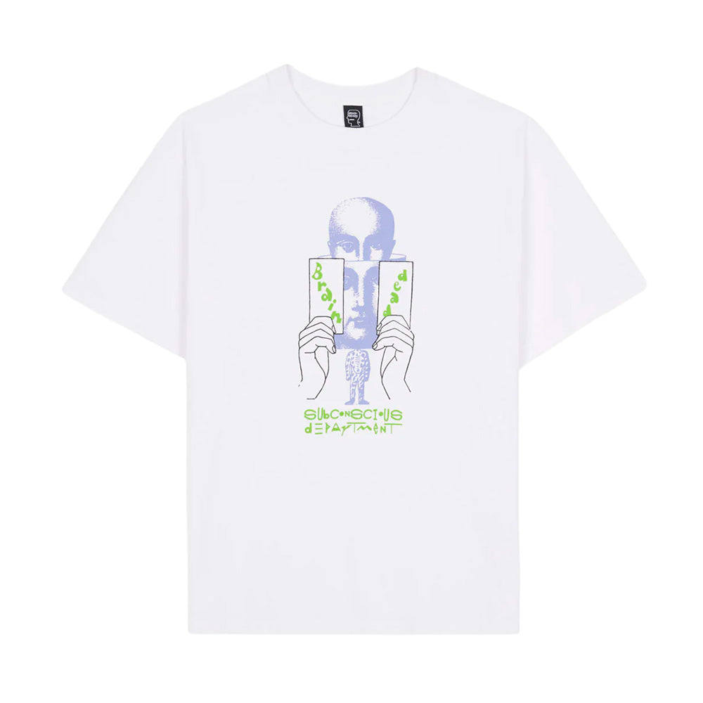 brain dead bdp25too0044 subconscious t shirt white