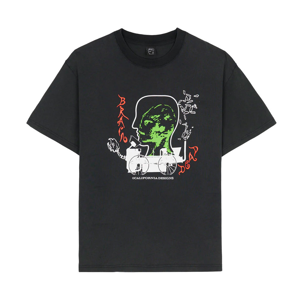 brain dead bds25t0o0044 alien tractor t shirt black