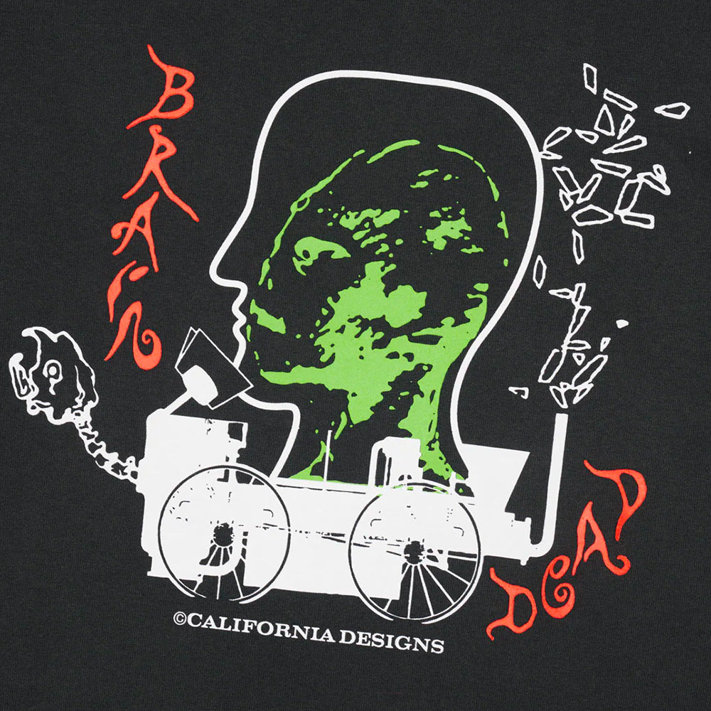 brain dead bds25t0o0044 alien tractor t shirt black