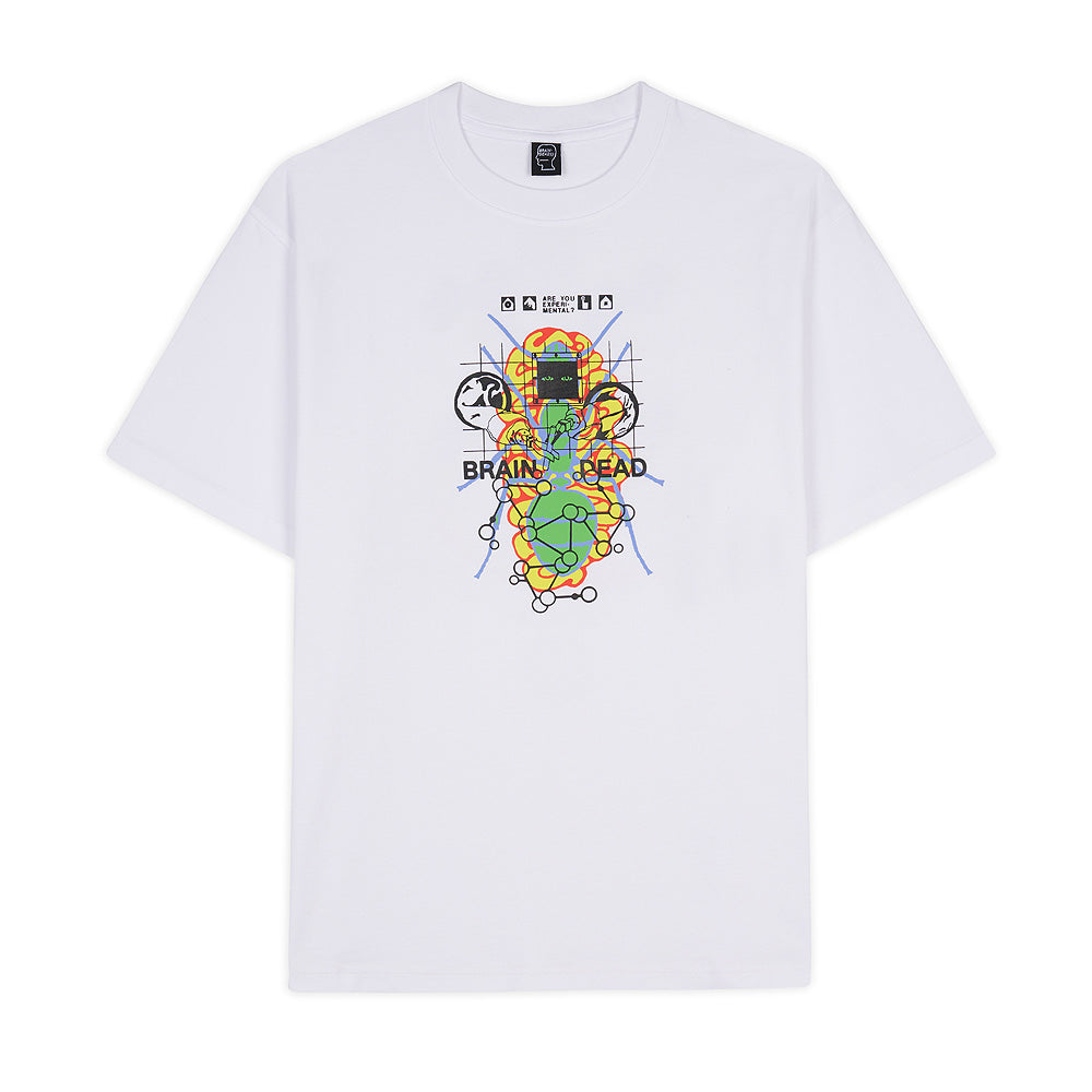 brain dead t00003843wh future sounds t shirt white