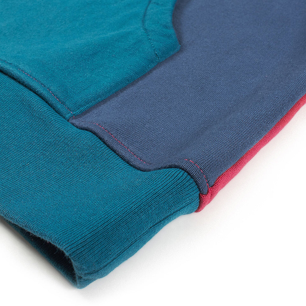 by parra 42870 colorblocked hooded sweatshirt multi