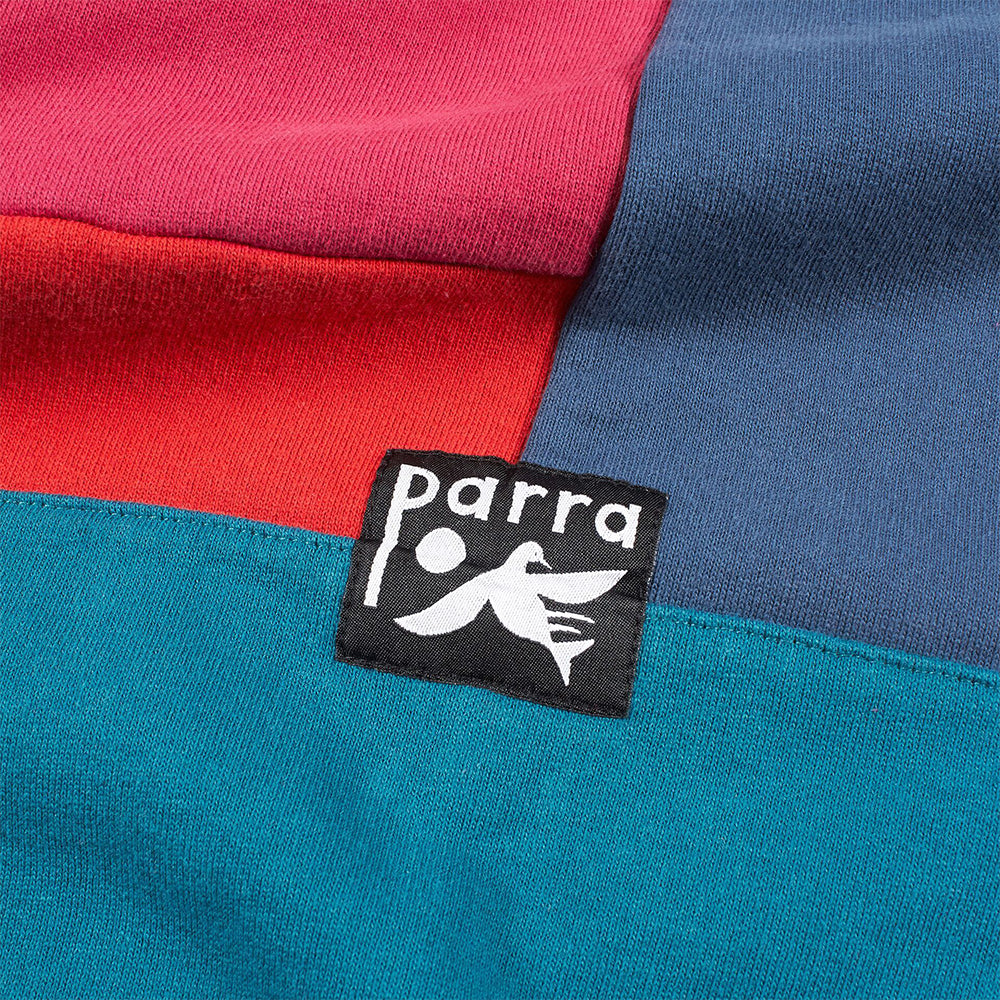 by parra 42870 colorblocked hooded sweatshirt multi