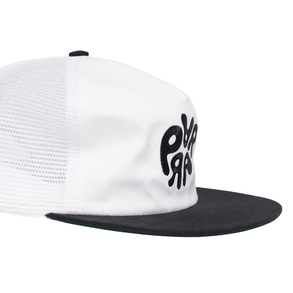 by parra 50155 1976 logo 5 panel hat white