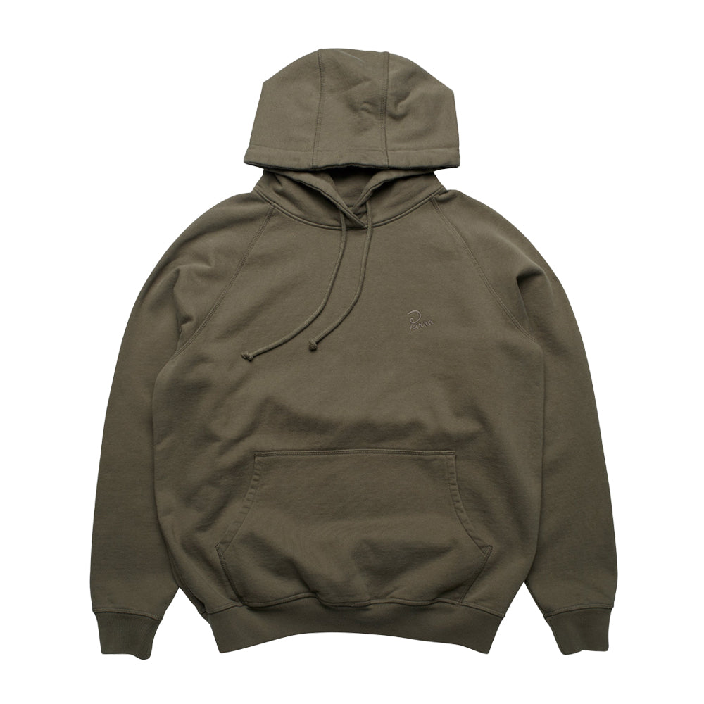 by parra 50227 script logo hooded sweatshirt mushroom