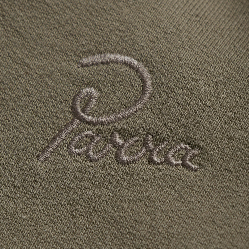 by parra 50227 script logo hooded sweatshirt mushroom