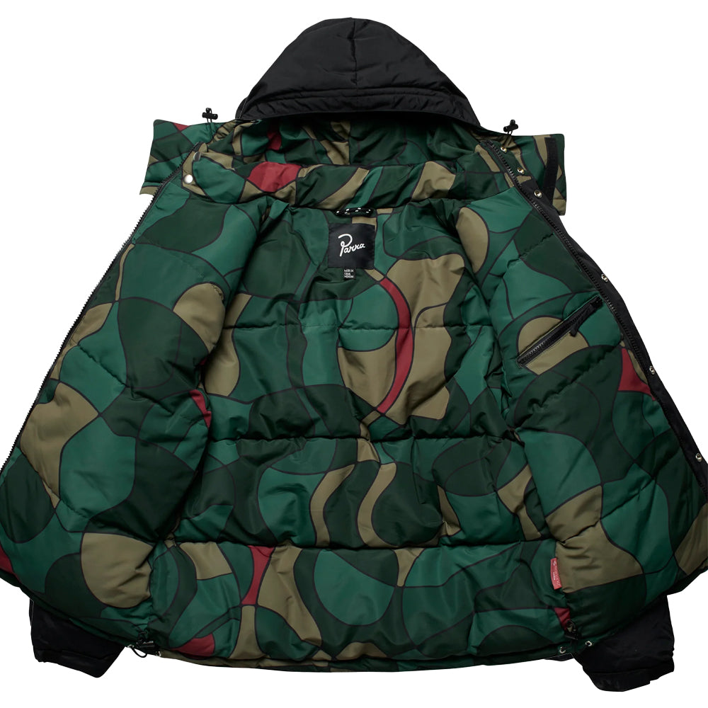 by parra 50240 trees in wind puffer jacket black