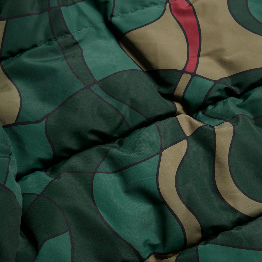 by parra 50240 trees in wind puffer jacket black