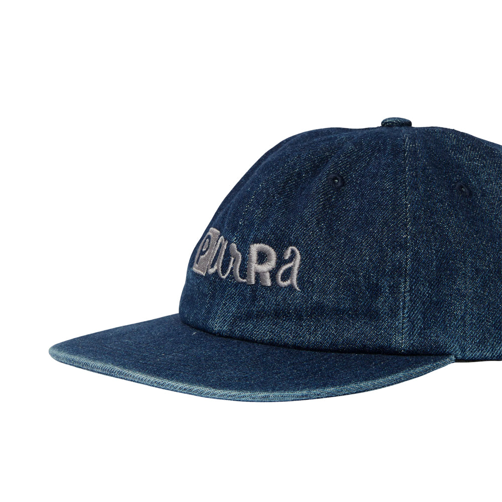 by parra 50460 blocked logo 6 panel hat blue