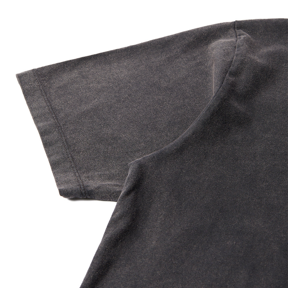 by parra 51423 script logo t shirt washed black