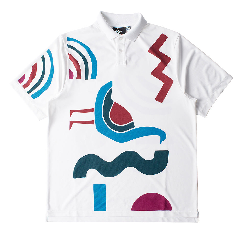 by parra 51450 tennis anyone polo shirt white