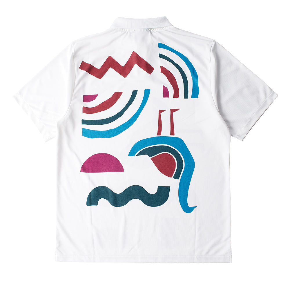by parra 51450 tennis anyone polo shirt white