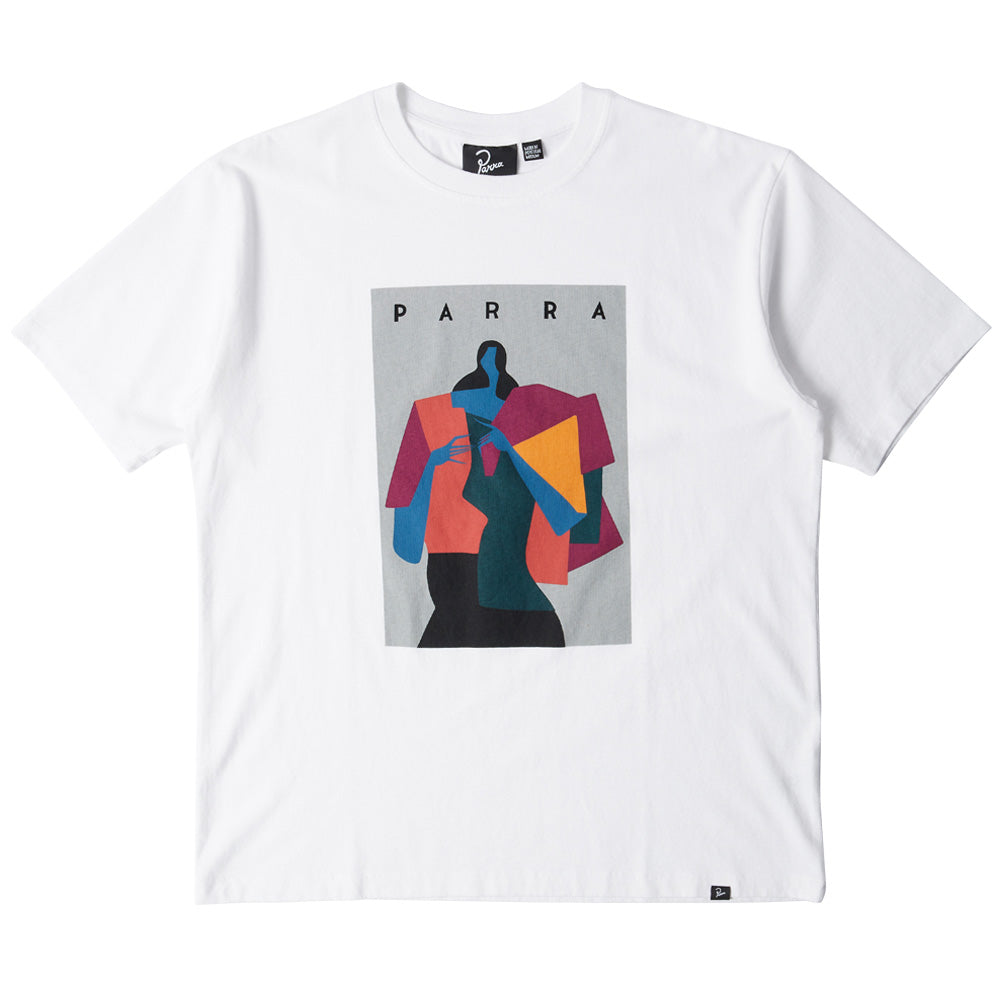 by parra 52100 horses t shirt white