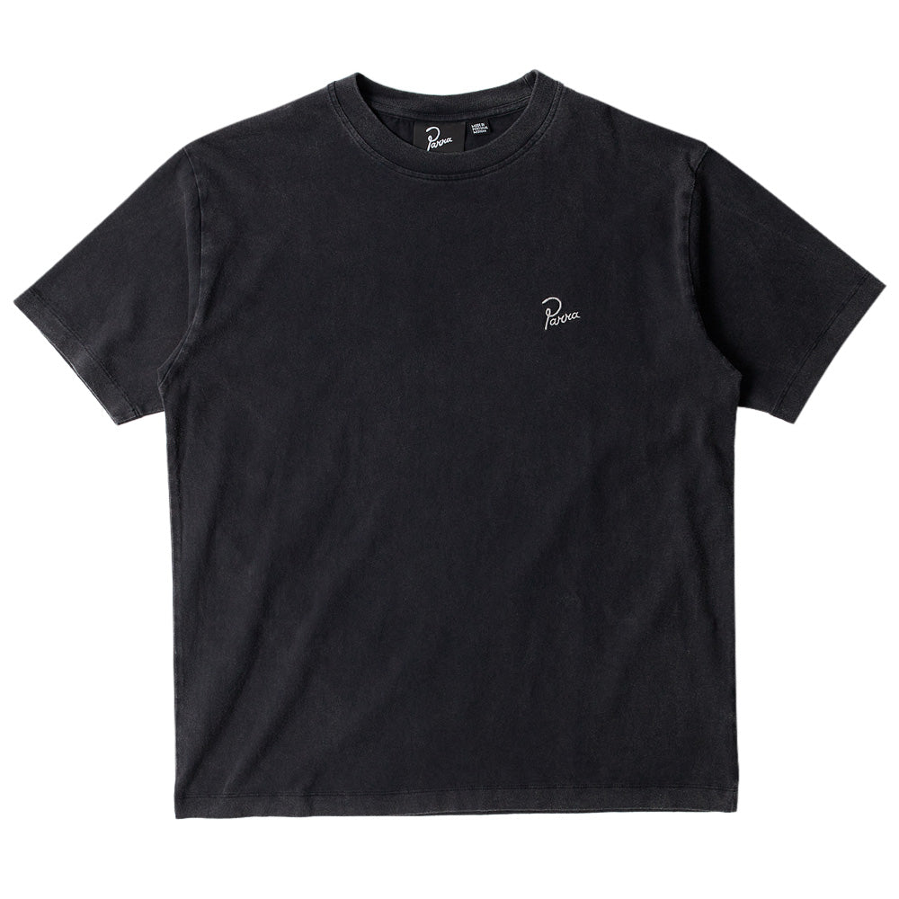 by parra 52214 signature t shirt washed black