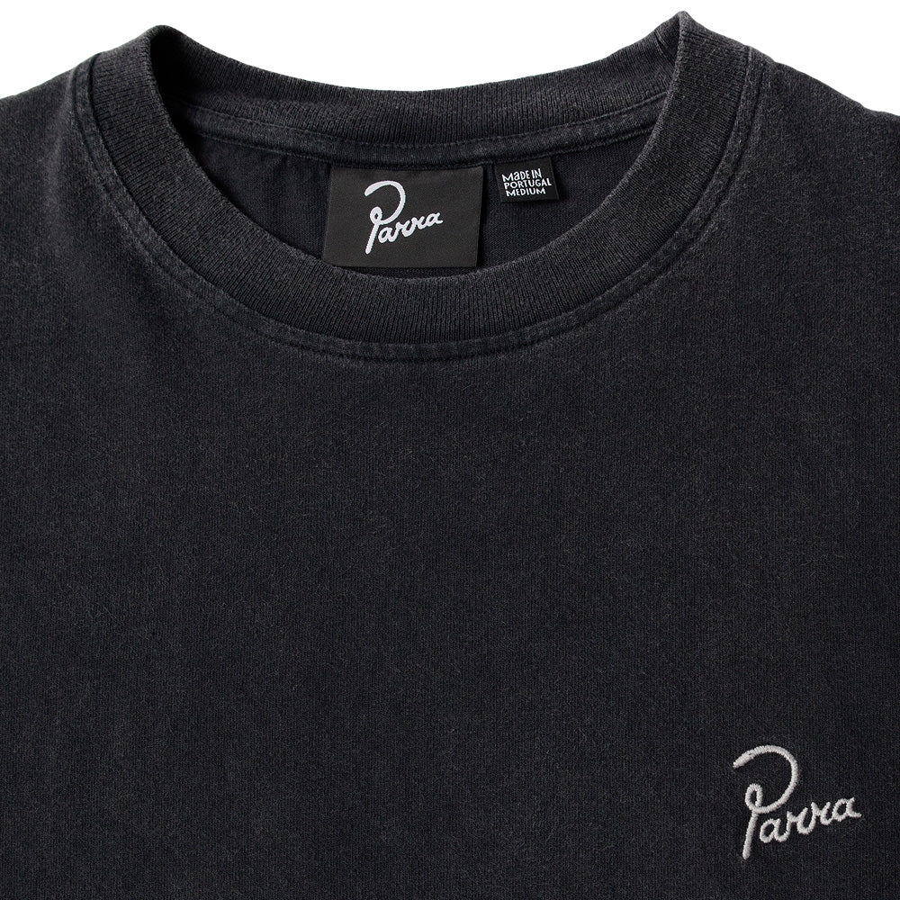 by parra 52214 signature t shirt washed black