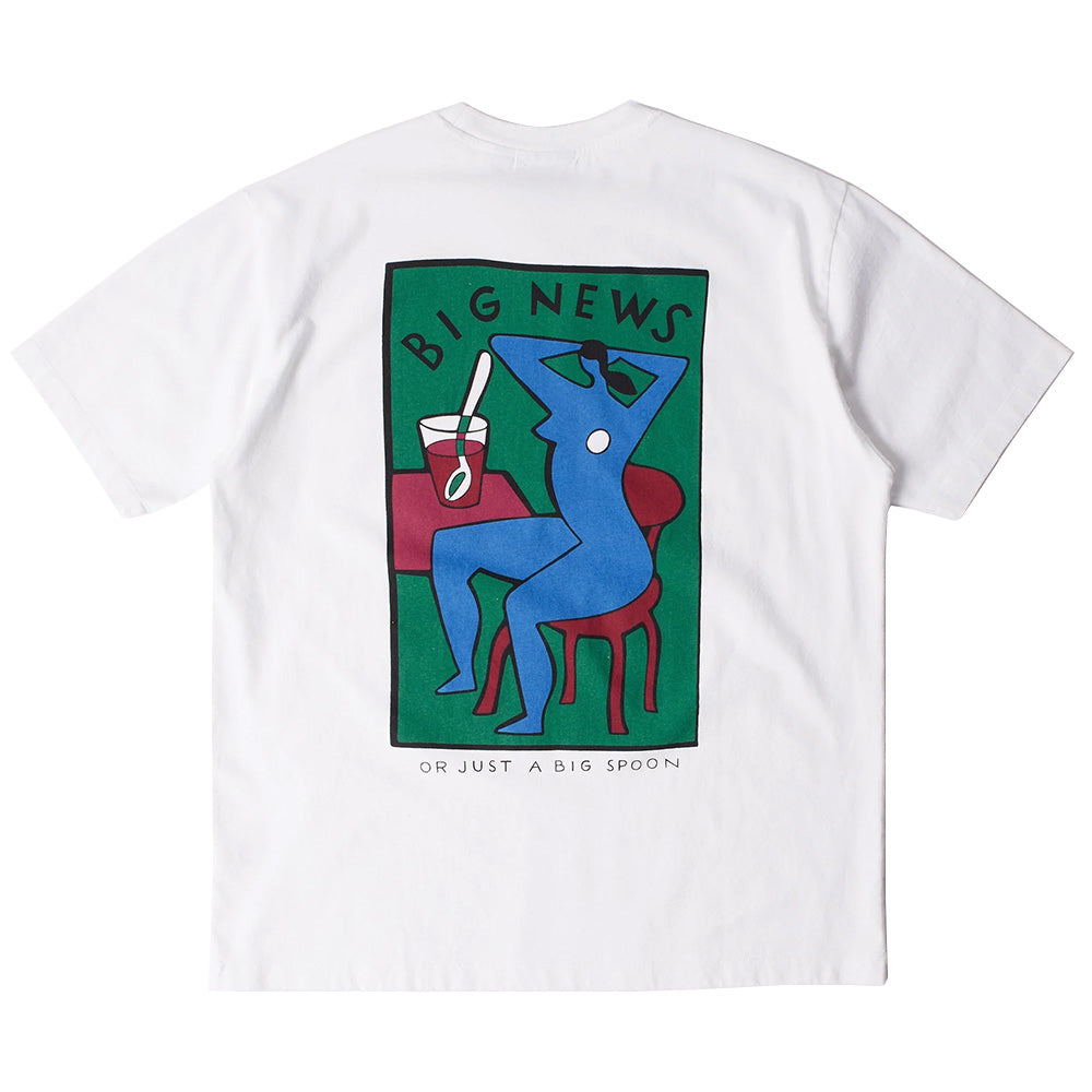 by parra 53200 big news t shirt white
