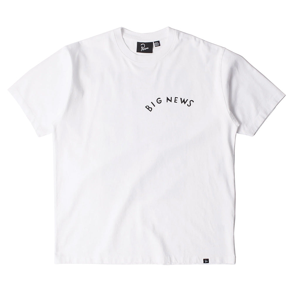by parra 53200 big news t shirt white
