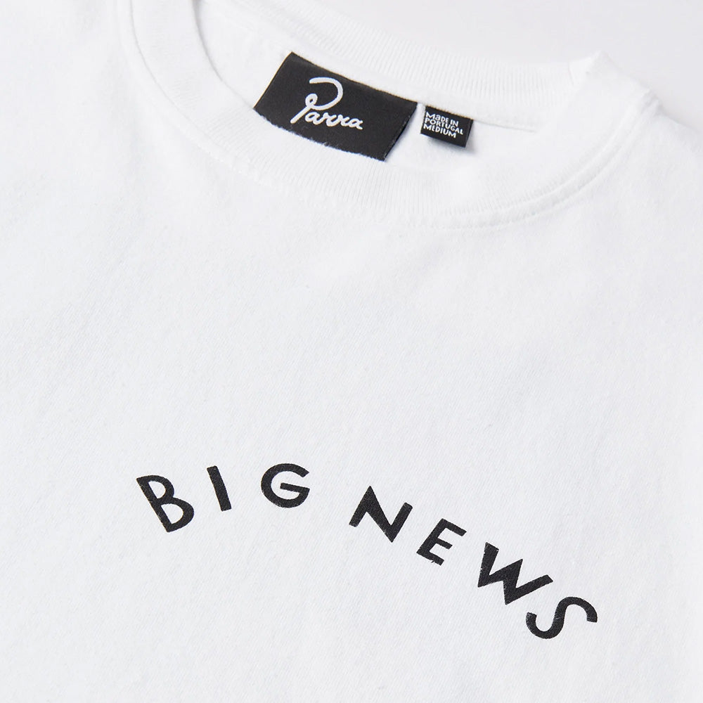 by parra 53200 big news t shirt white