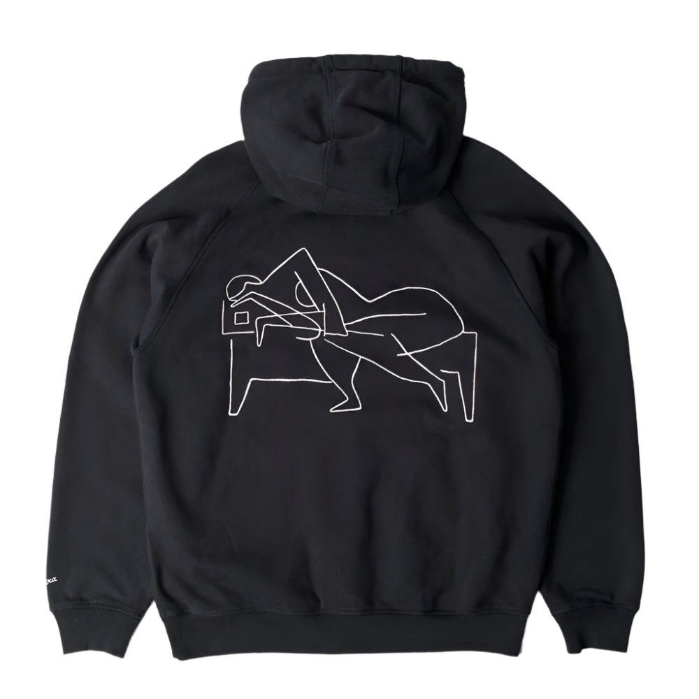 by parra 53231 sleep now hooded sweatshirt black