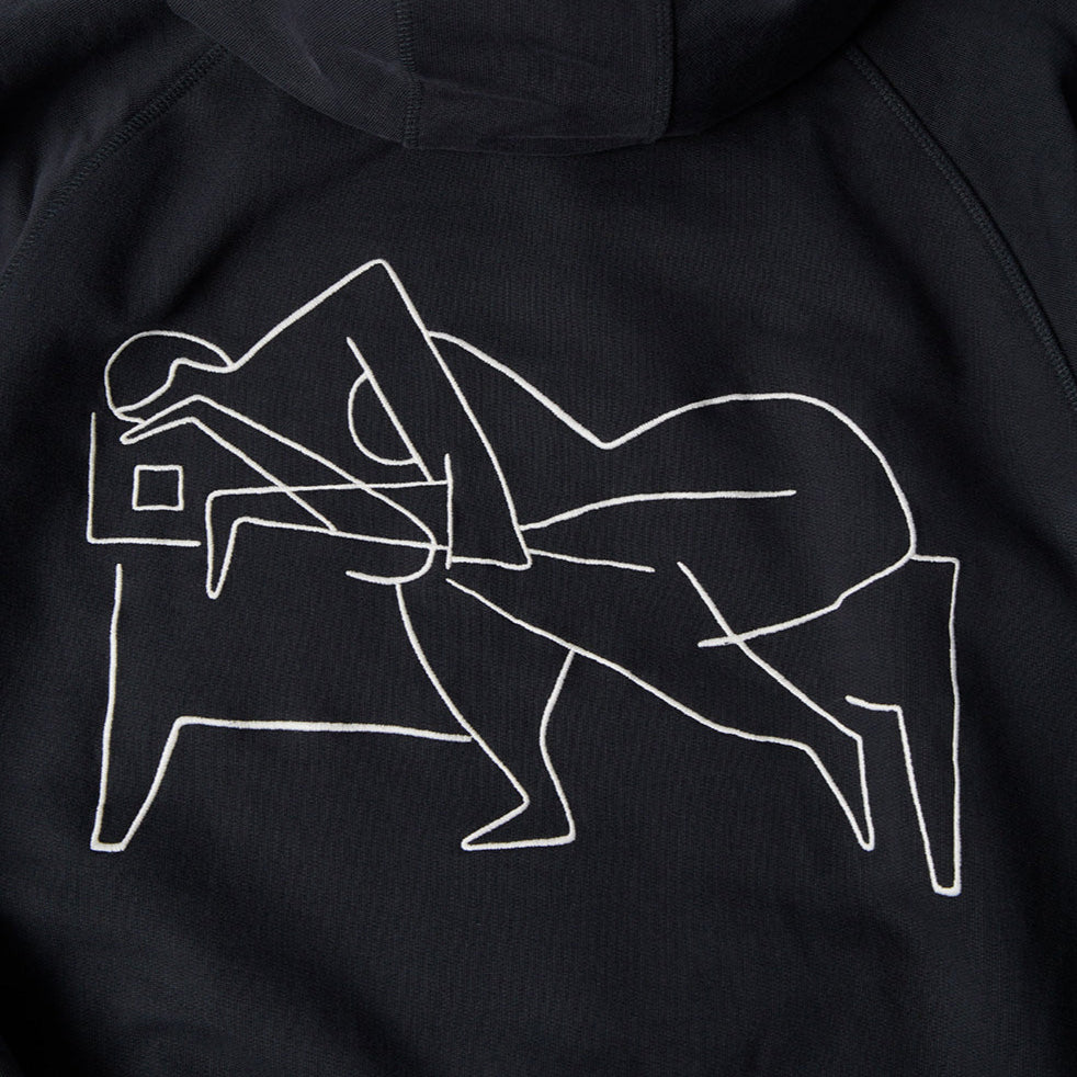 by parra 53231 sleep now hooded sweatshirt black