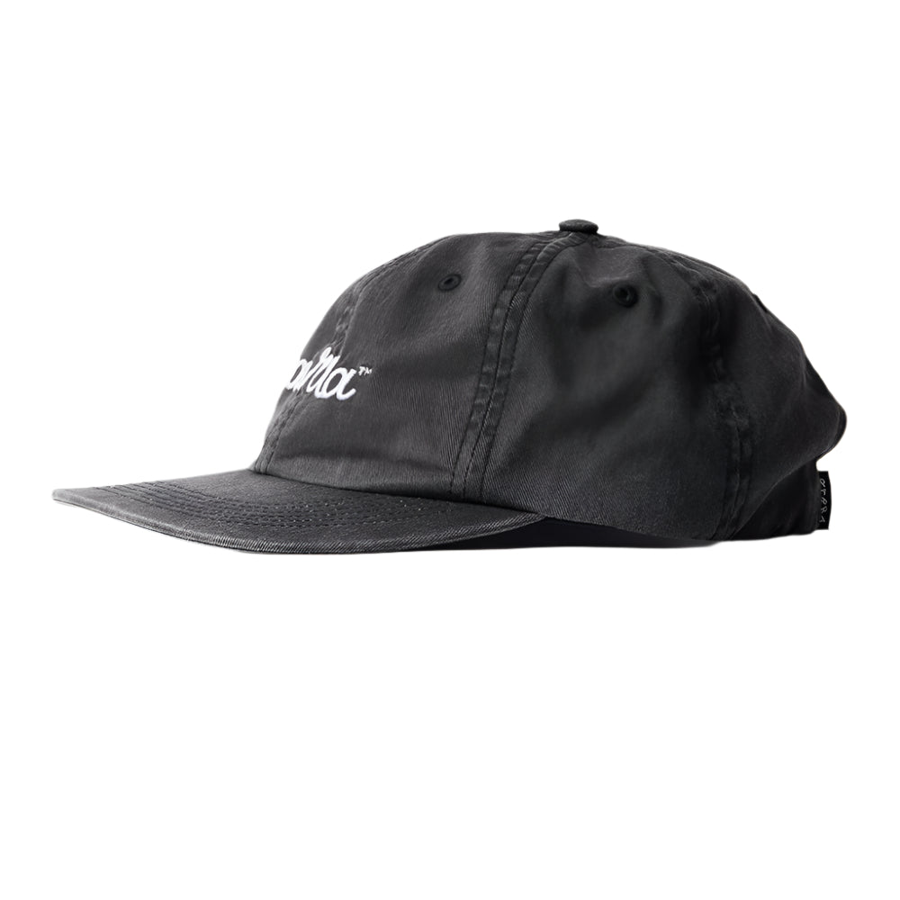 by parra 53275 scripted 6 panel hat washed black
