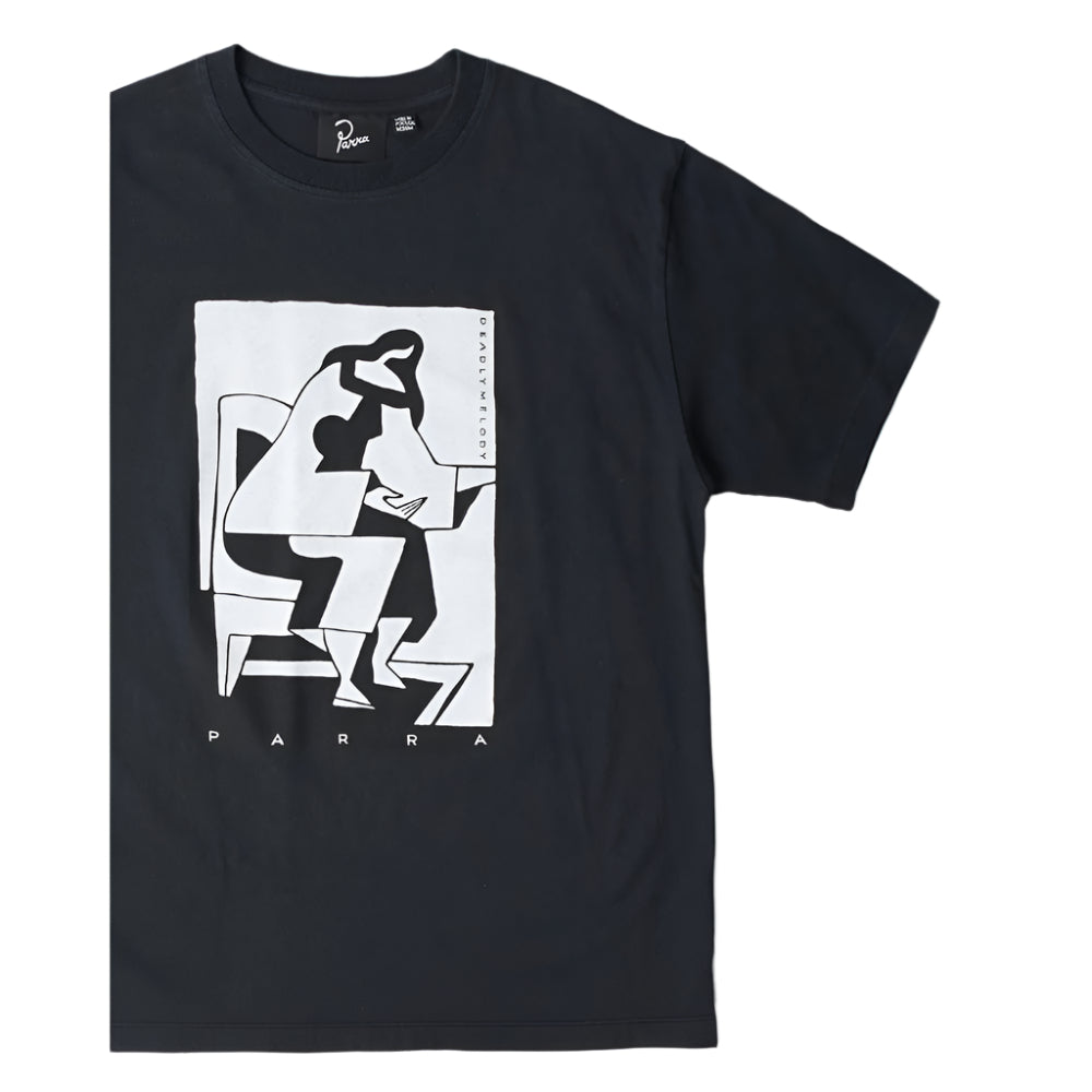 by parra 53311 the confession t shirt washed black