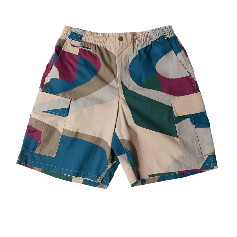 by parra 53345 the wall camo shorts sand