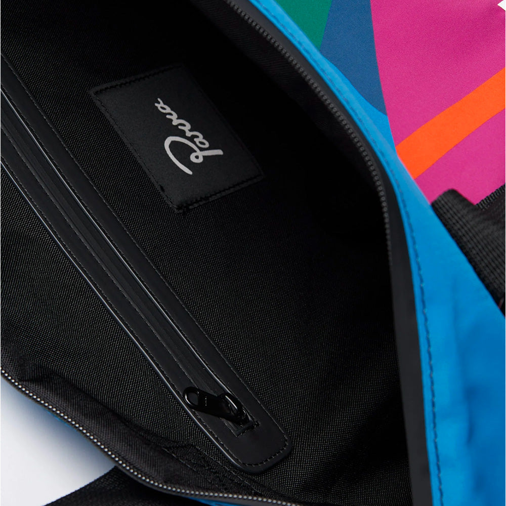 by parra 53360 the festival fence tote bag blue