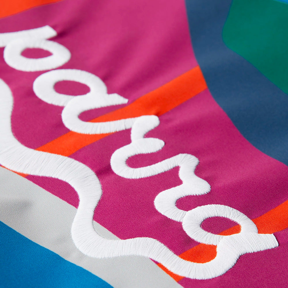 by parra 53360 the festival fence tote bag blue