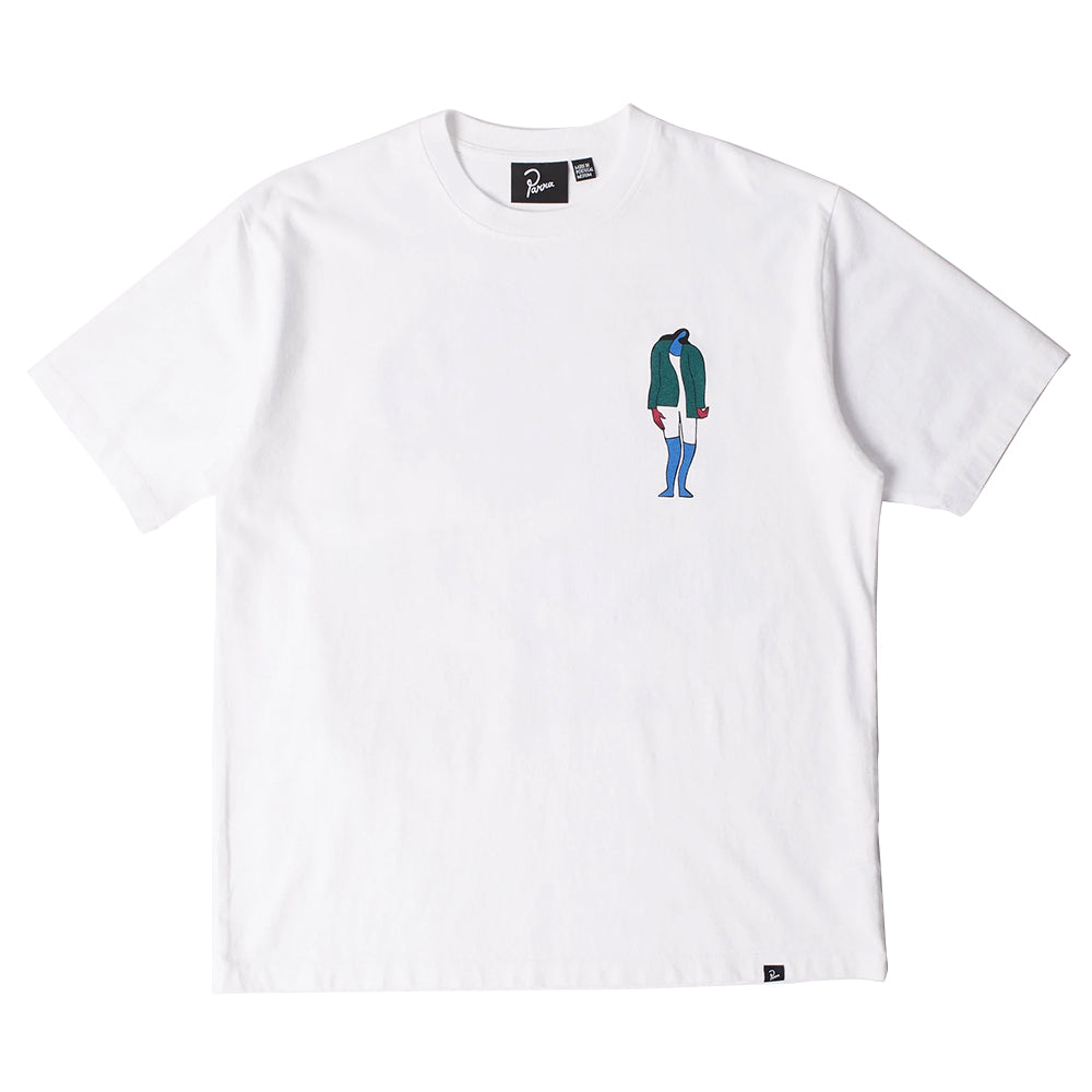 by parra 53400 the broken door t shirt white