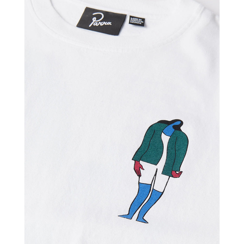 by parra 53400 the broken door t shirt white