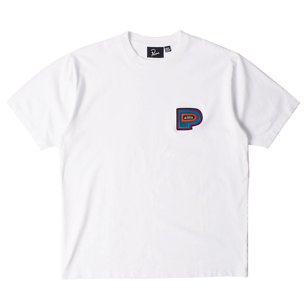 by parra 53416 repeat pea t shirt white